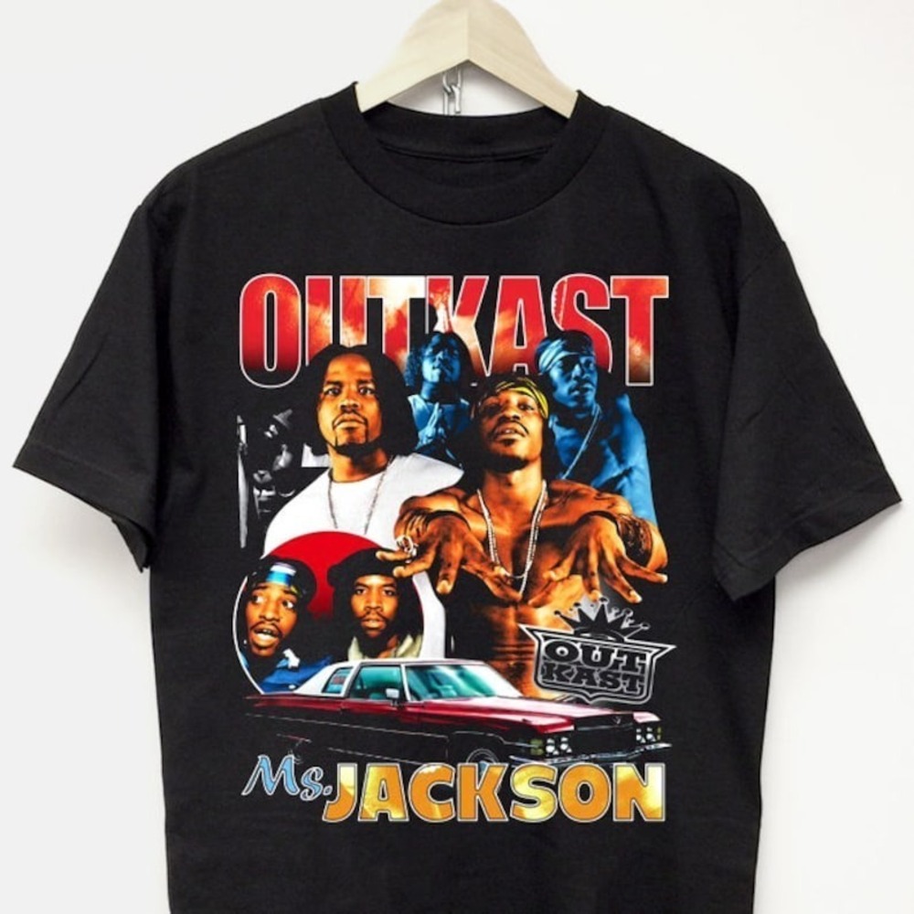 OUTKAST T-SHIRT Retro Rap Tee Jay Z Kanye Drake Travis Scott